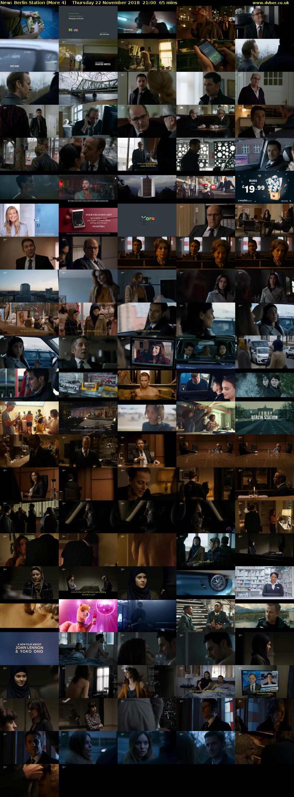 Berlin Station (More 4) Thursday 22 November 2018 21:00 - 22:05