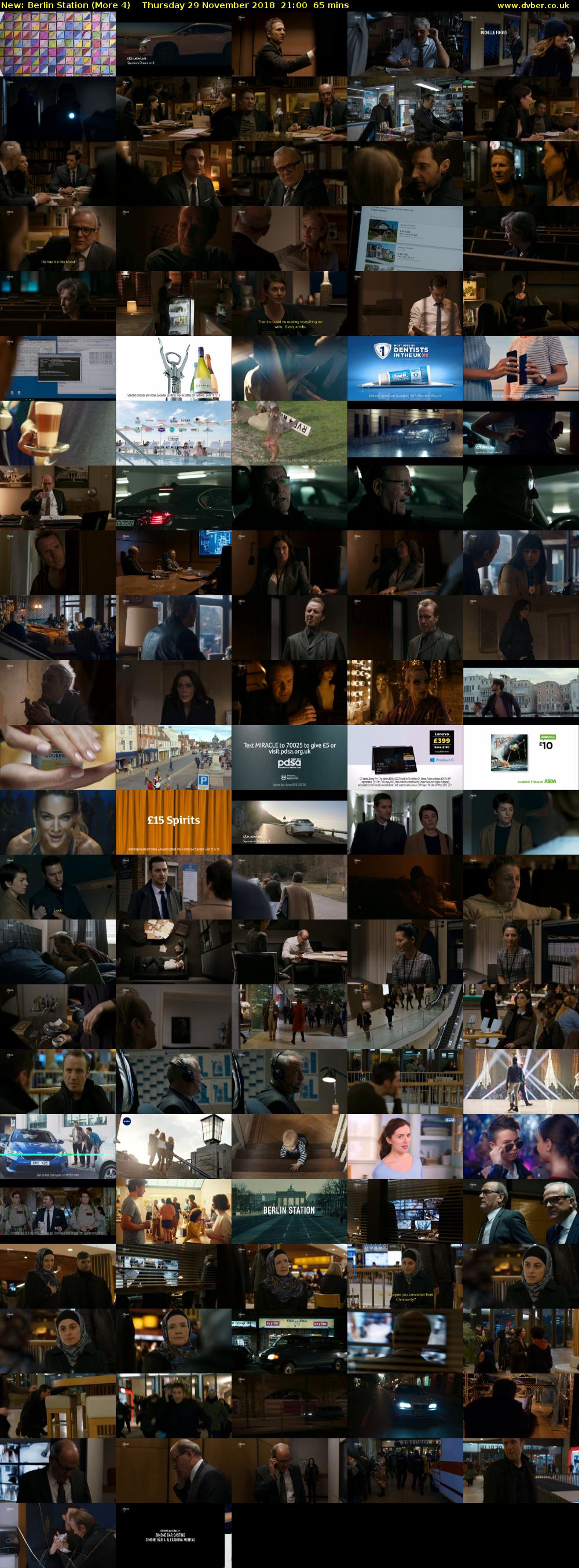 Berlin Station (More 4) Thursday 29 November 2018 21:00 - 22:05