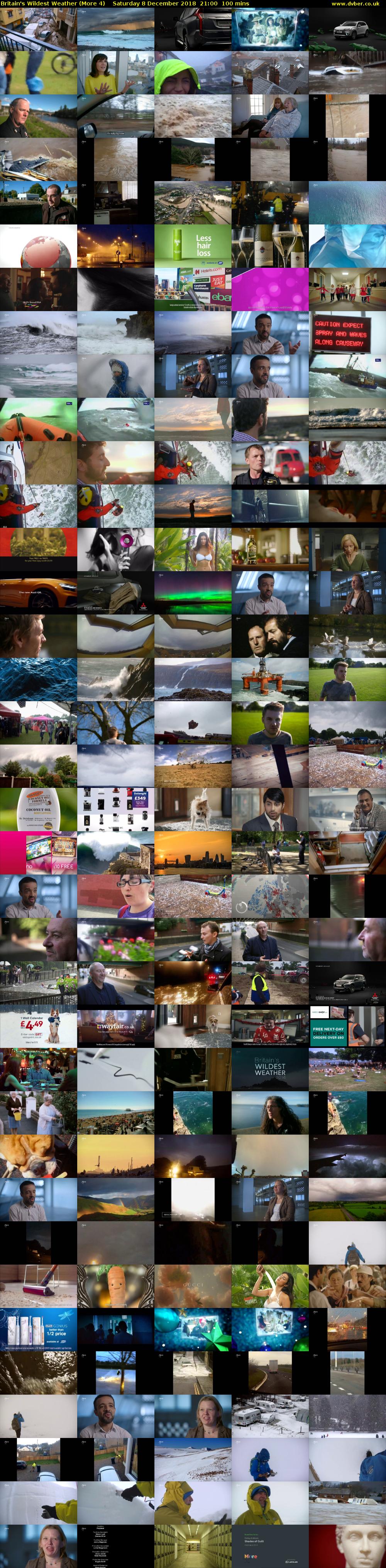 Britain's Wildest Weather (More 4) Saturday 8 December 2018 21:00 - 22:40