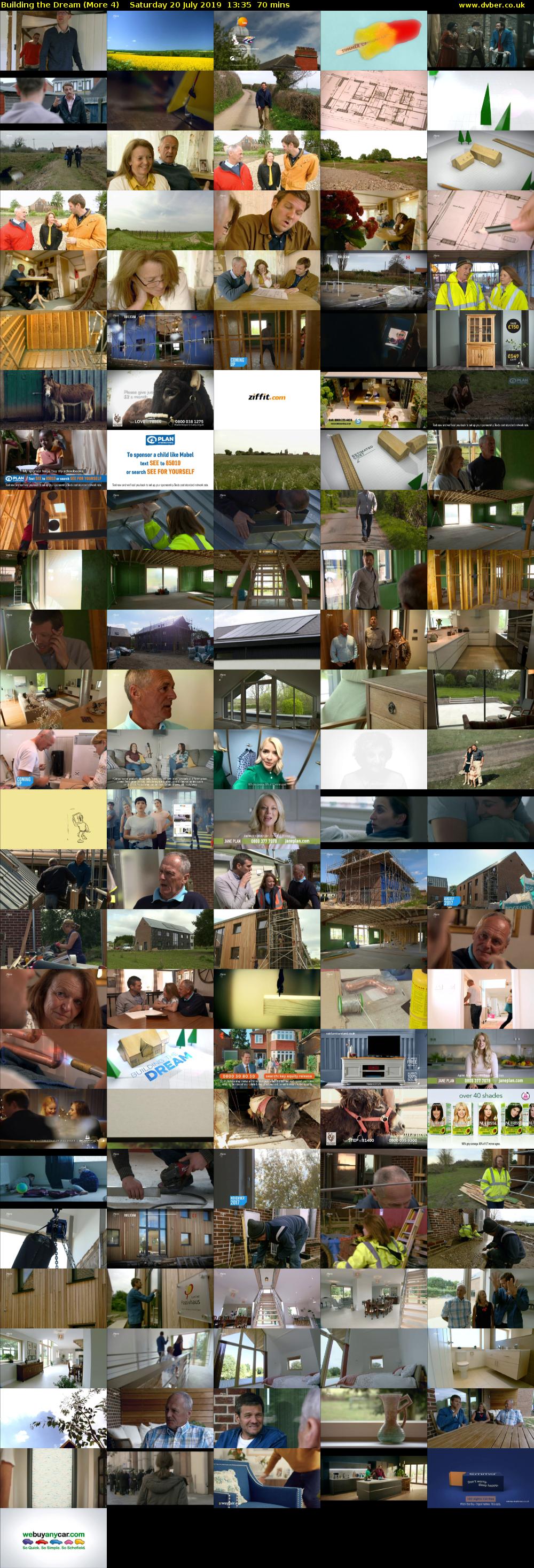 Building the Dream (More 4) Saturday 20 July 2019 13:35 - 14:45