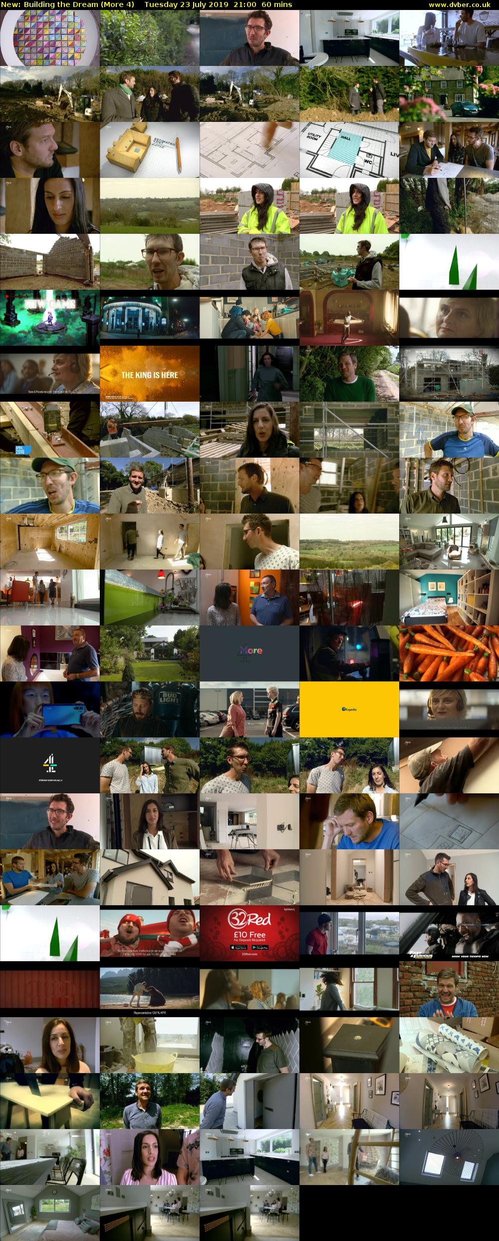 Building the Dream (More 4) Tuesday 23 July 2019 21:00 - 22:00