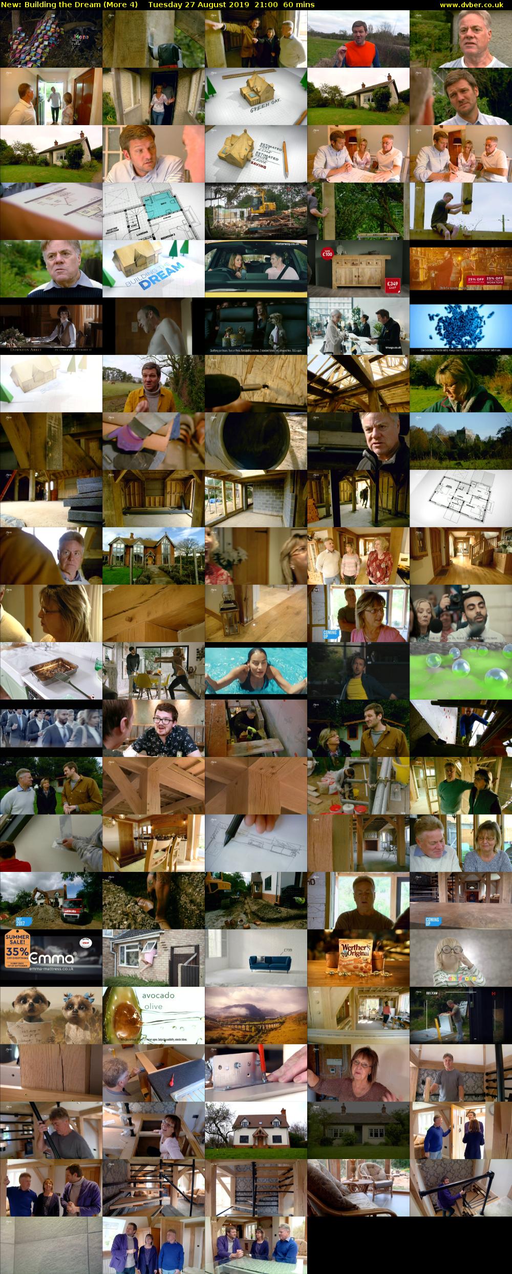 Building the Dream (More 4) Tuesday 27 August 2019 21:00 - 22:00
