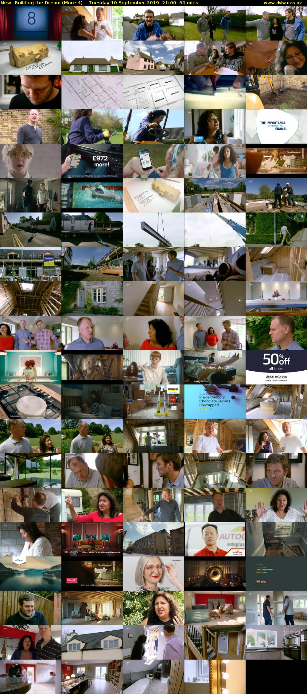 Building the Dream (More 4) Tuesday 10 September 2019 21:00 - 22:00