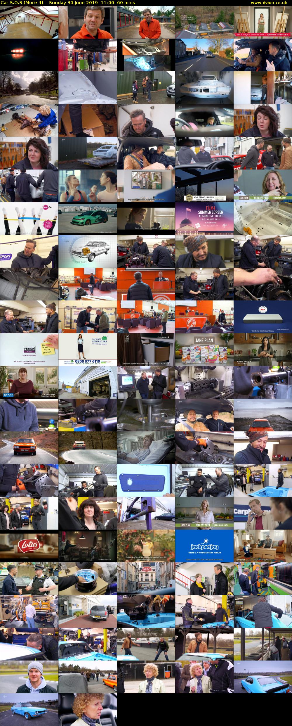 Car S.O.S (More 4) Sunday 30 June 2019 11:00 - 12:00
