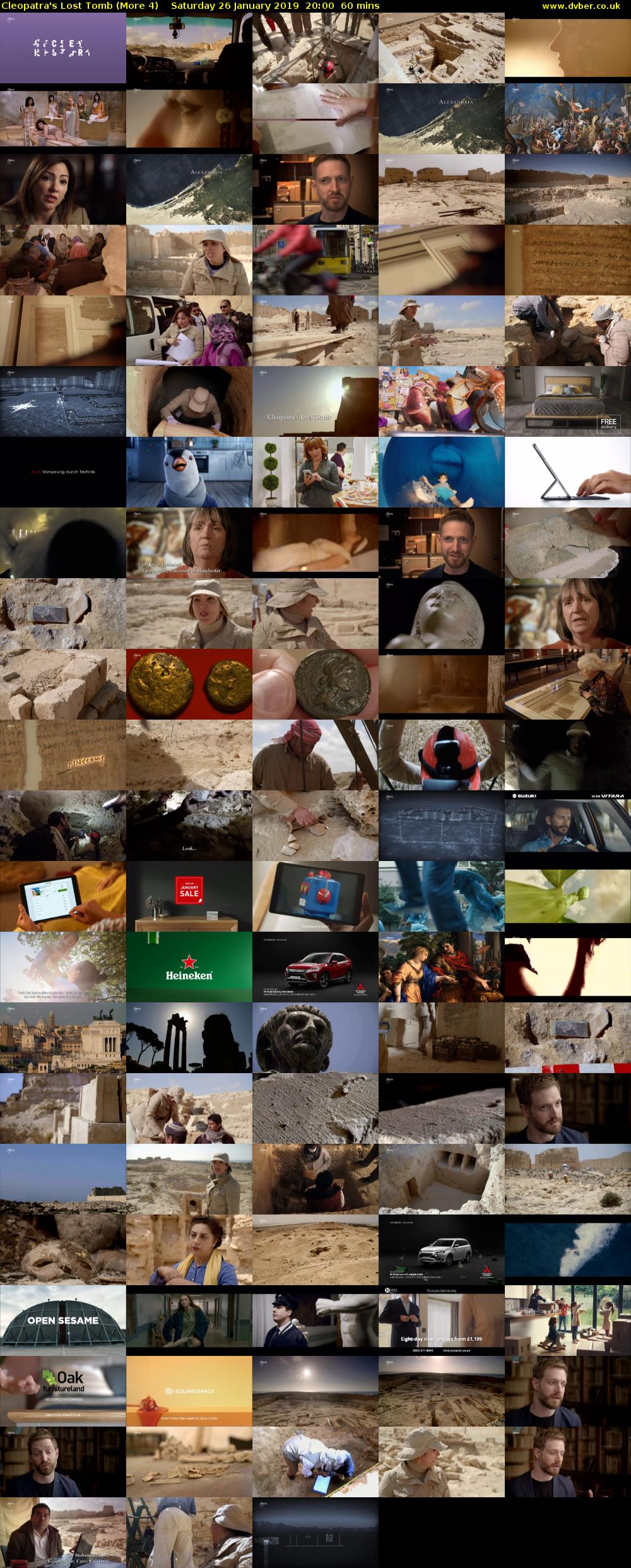 Cleopatra's Lost Tomb (More 4) Saturday 26 January 2019 20:00 - 21:00