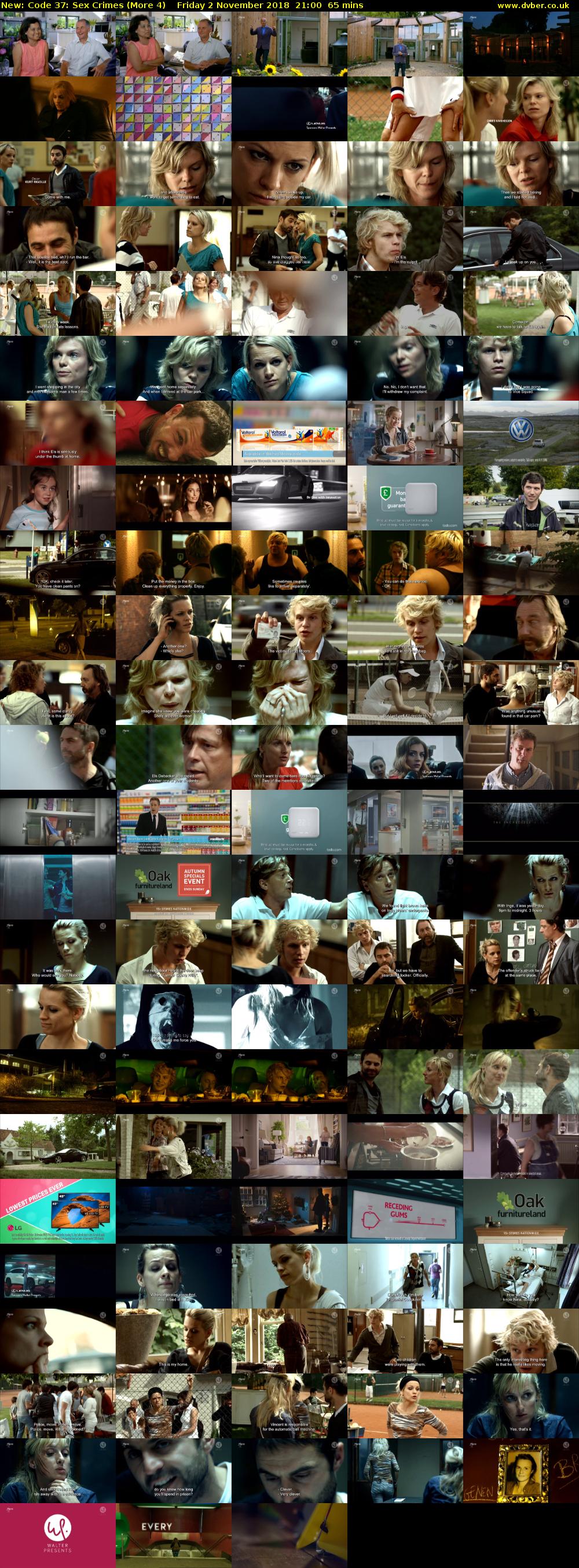 Code 37: Sex Crimes (More 4) Friday 2 November 2018 21:00 - 22:05