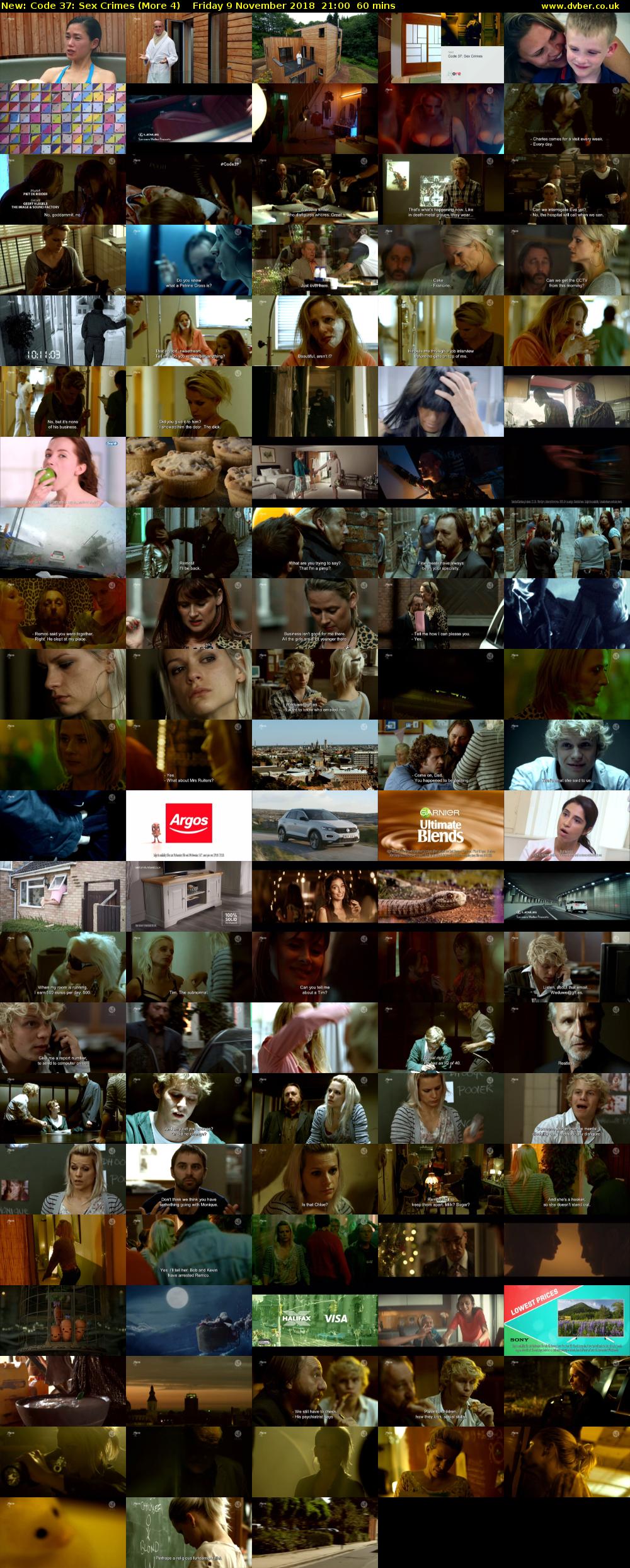 Code 37: Sex Crimes (More 4) Friday 9 November 2018 21:00 - 22:00