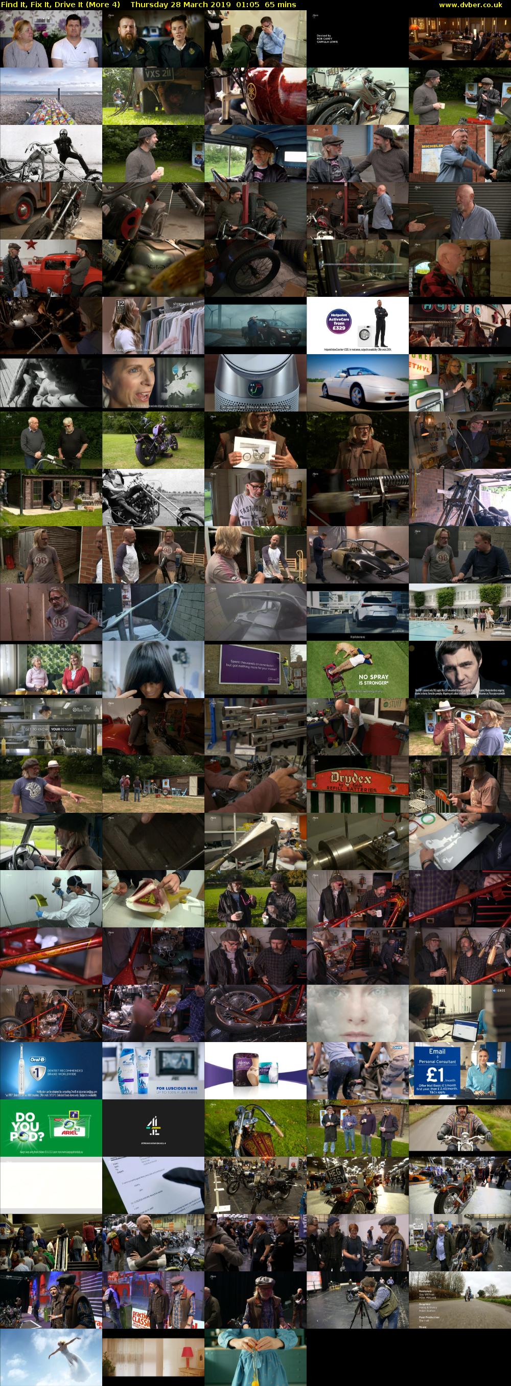 Find It, Fix It, Drive It (More 4) Thursday 28 March 2019 01:05 - 02:10