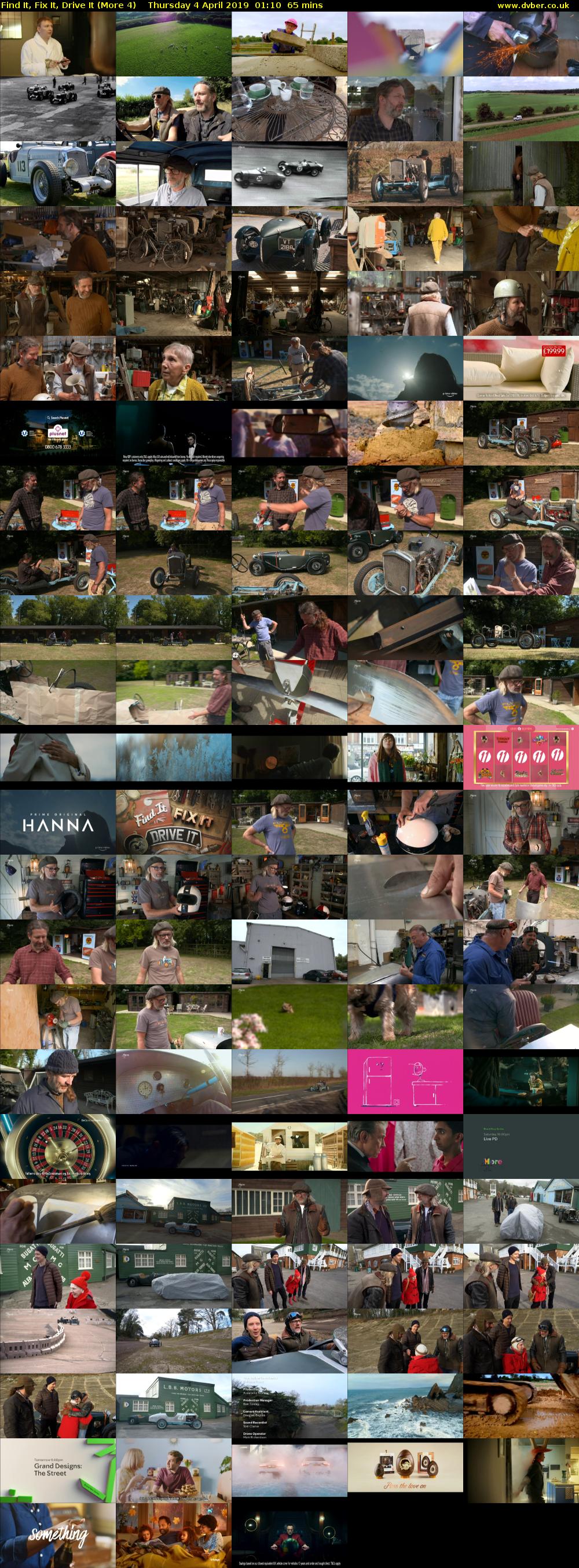 Find It, Fix It, Drive It (More 4) Thursday 4 April 2019 01:10 - 02:15