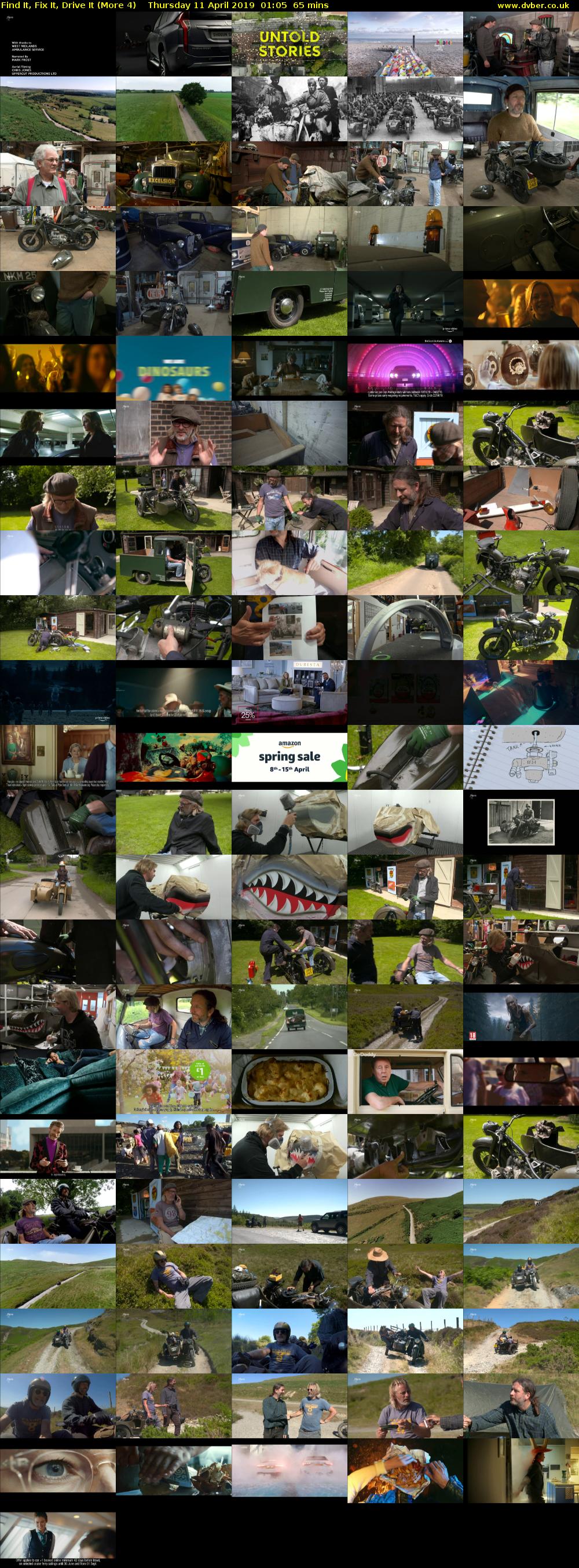 Find It, Fix It, Drive It (More 4) Thursday 11 April 2019 01:05 - 02:10