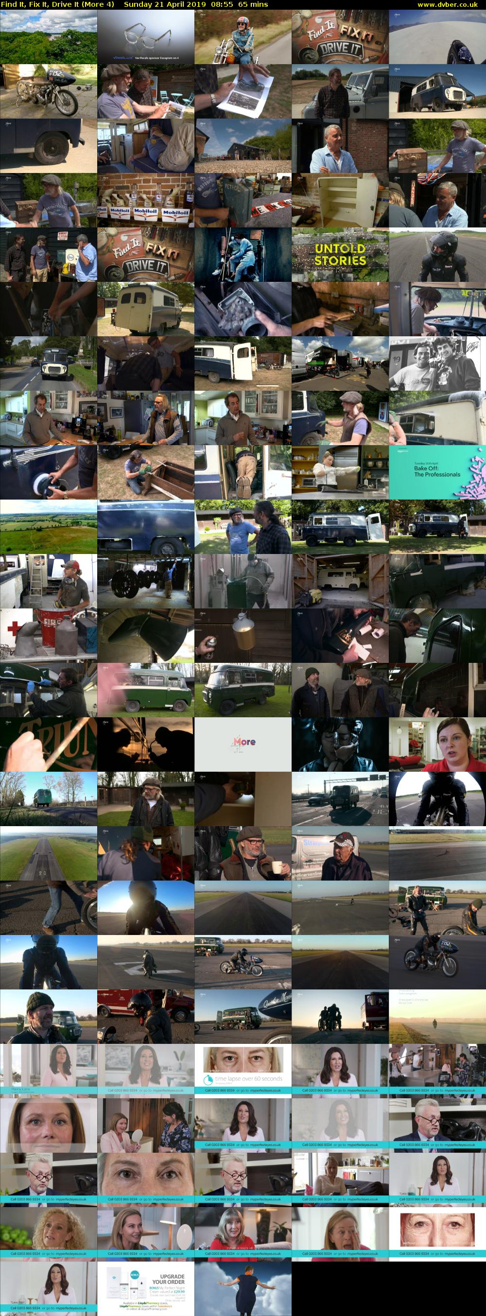 Find It, Fix It, Drive It (More 4) Sunday 21 April 2019 08:55 - 10:00
