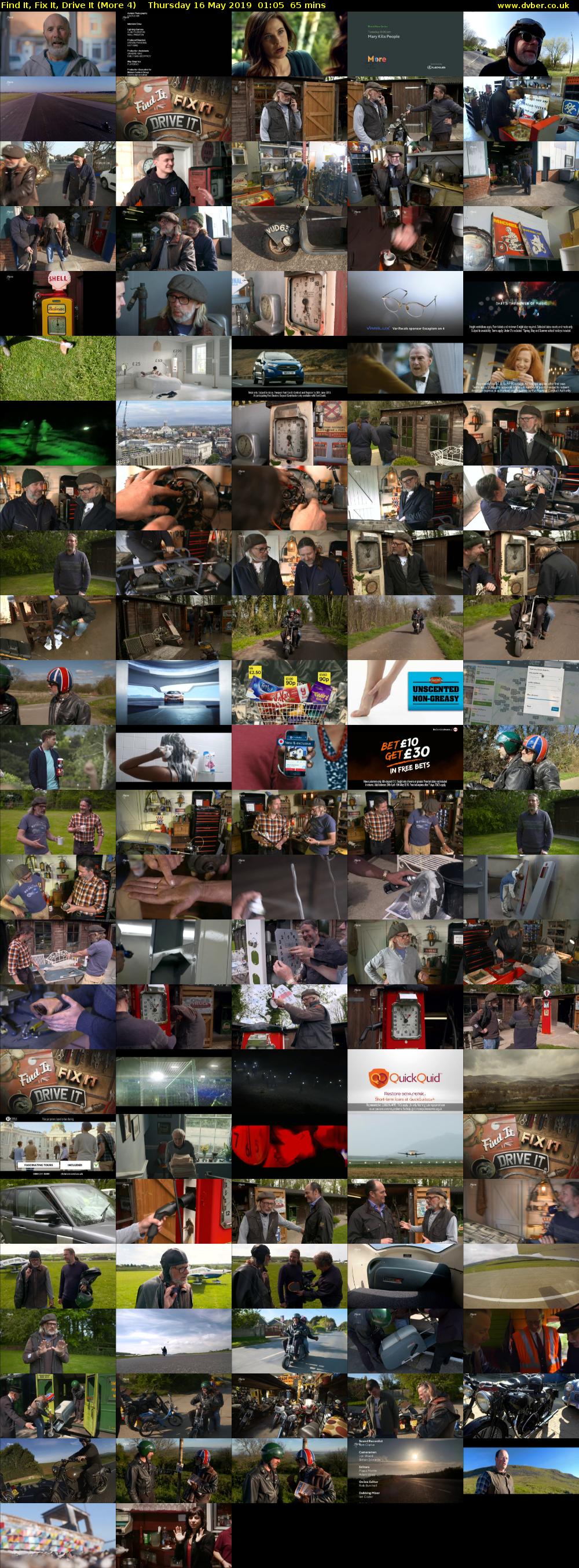 Find It, Fix It, Drive It (More 4) Thursday 16 May 2019 01:05 - 02:10