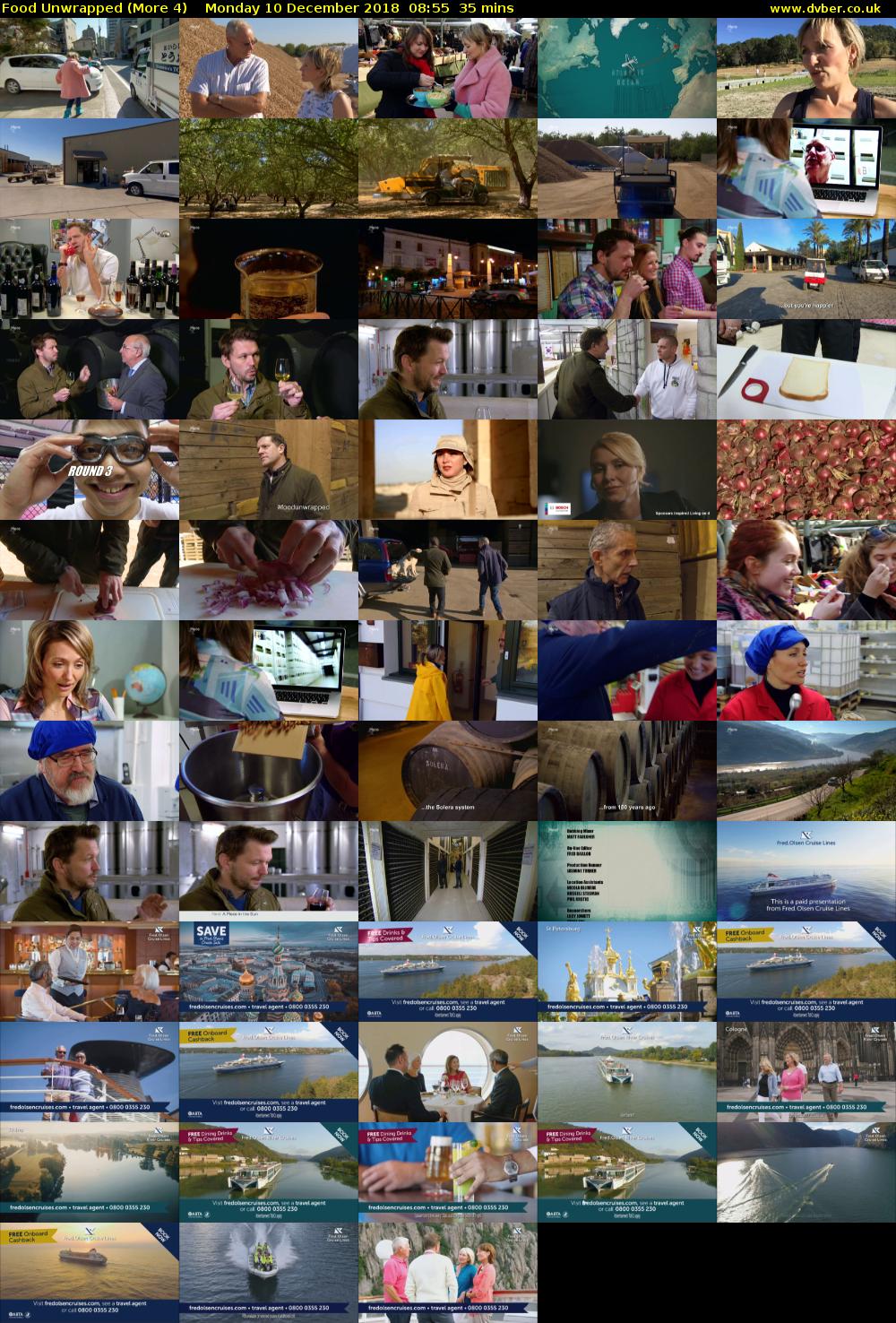 Food Unwrapped (More 4) Monday 10 December 2018 08:55 - 09:30