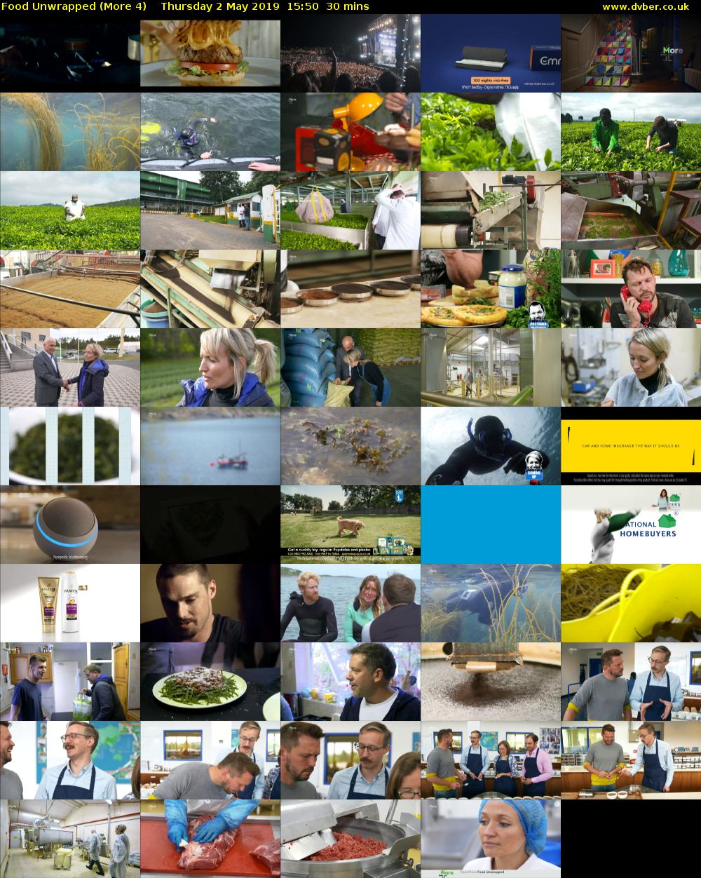 Food Unwrapped (More 4) Thursday 2 May 2019 15:50 - 16:20