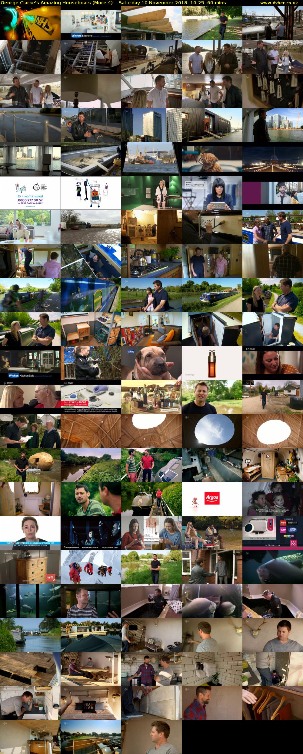 George Clarke's Amazing Houseboats (More 4) Saturday 10 November 2018 10:25 - 11:25