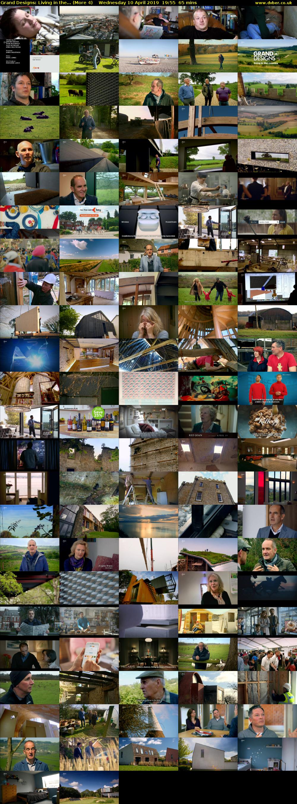 Grand Designs: Living in the... (More 4) Wednesday 10 April 2019 19:55 - 21:00