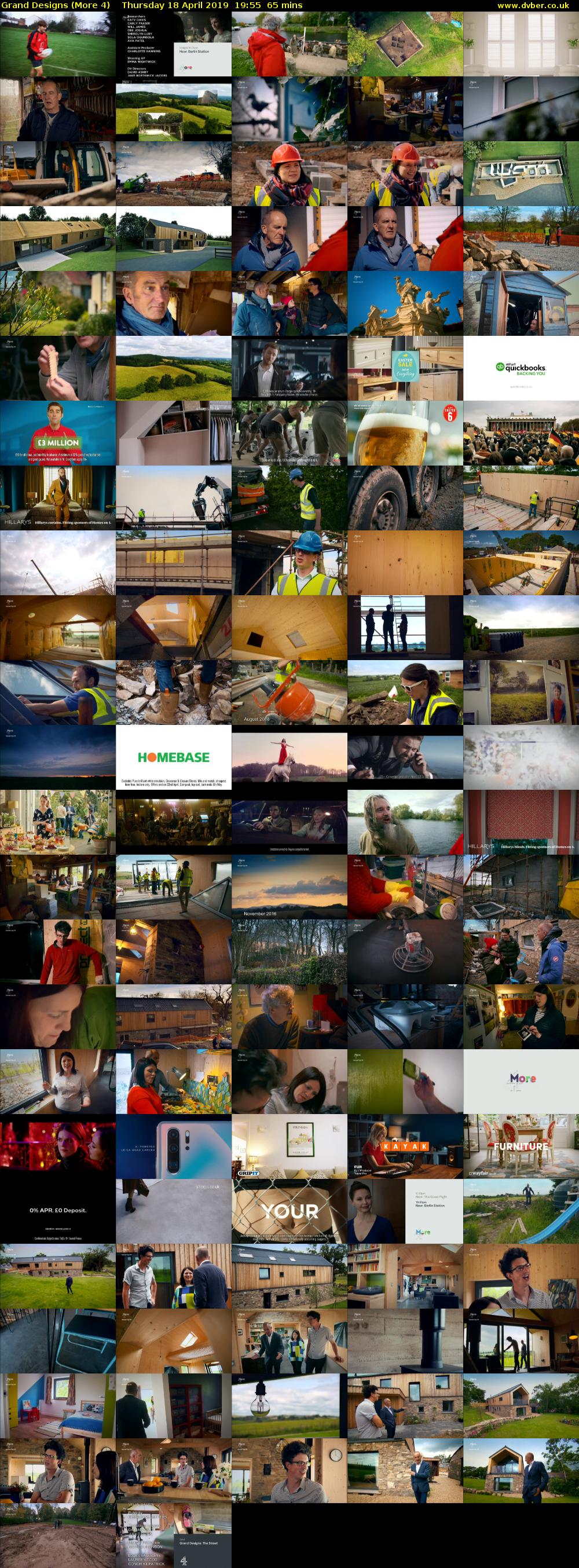 Grand Designs (More 4) Thursday 18 April 2019 19:55 - 21:00