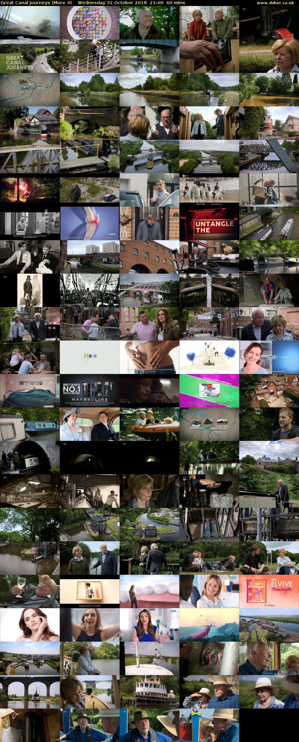 Great Canal Journeys (More 4) Wednesday 31 October 2018 21:00 - 22:00