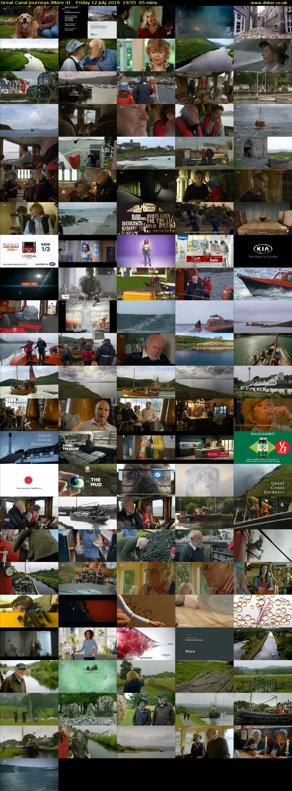 Great Canal Journeys (More 4) Friday 12 July 2019 19:55 - 21:00