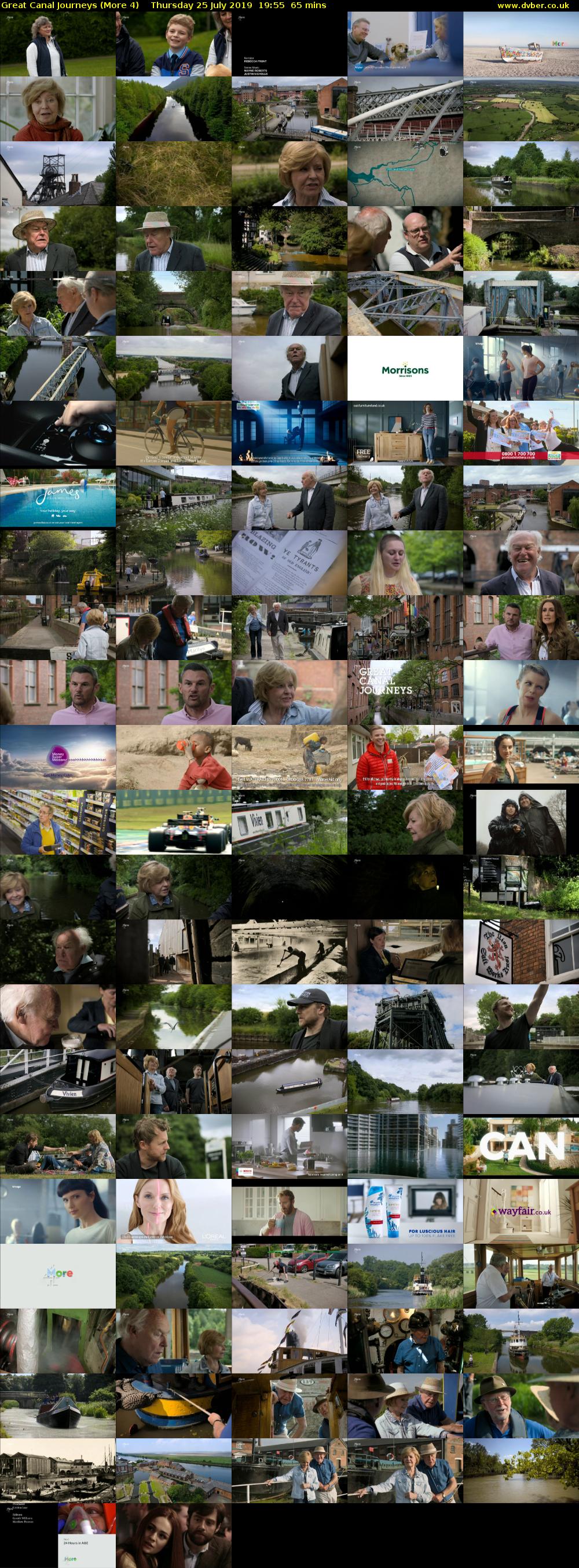 Great Canal Journeys (More 4) Thursday 25 July 2019 19:55 - 21:00