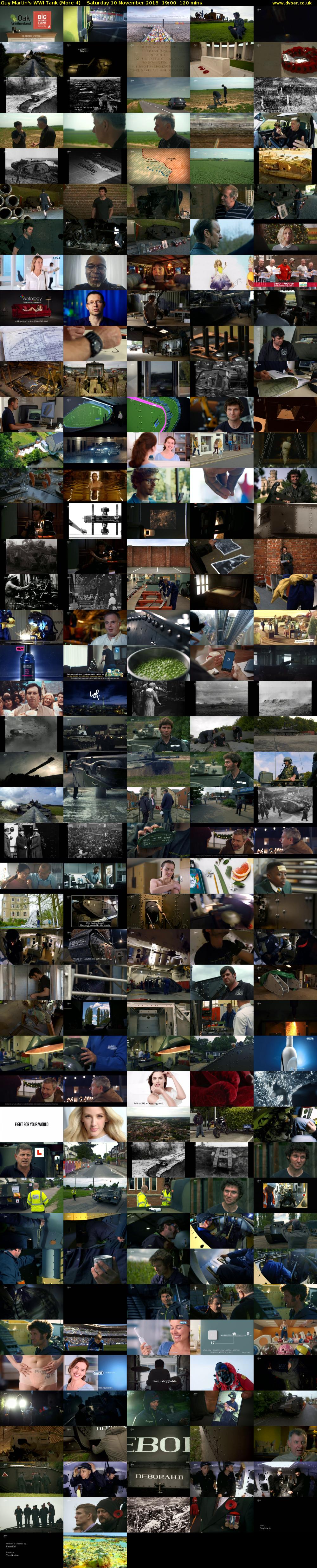 Guy Martin's WWI Tank (More 4) Saturday 10 November 2018 19:00 - 21:00