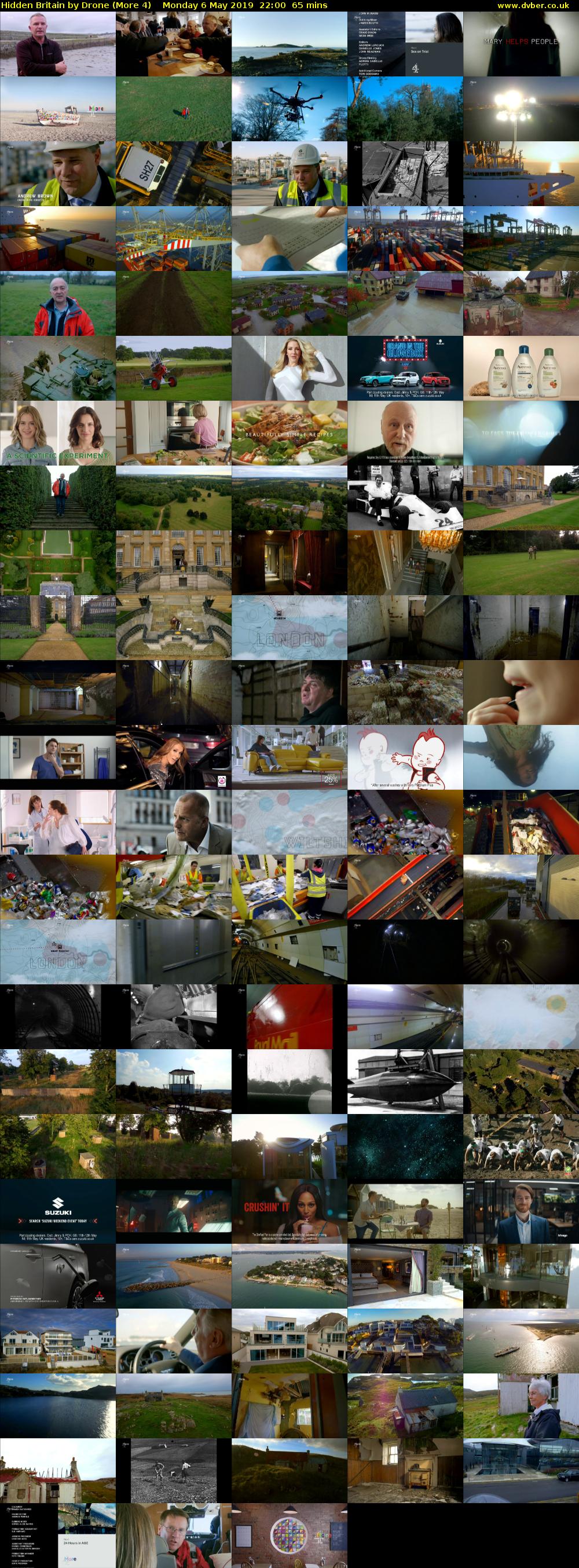 Hidden Britain by Drone (More 4) Monday 6 May 2019 22:00 - 23:05