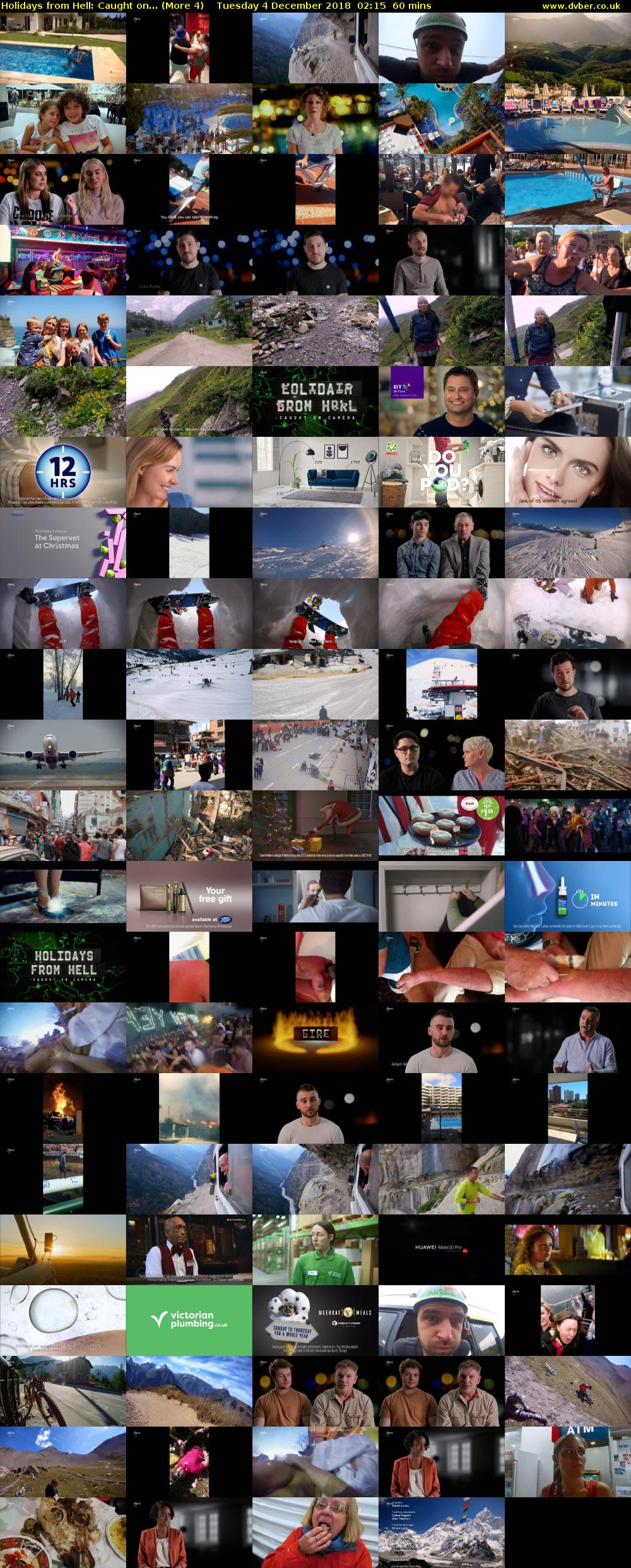 Holidays from Hell: Caught on... (More 4) Tuesday 4 December 2018 02:15 - 03:15