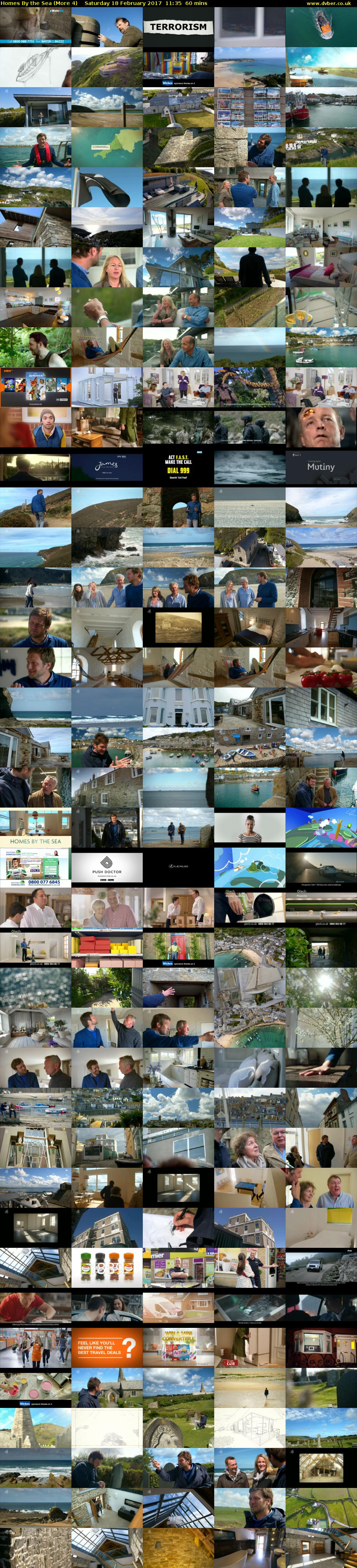 Homes By the Sea (More 4) Saturday 18 February 2017 11:35 - 12:35
