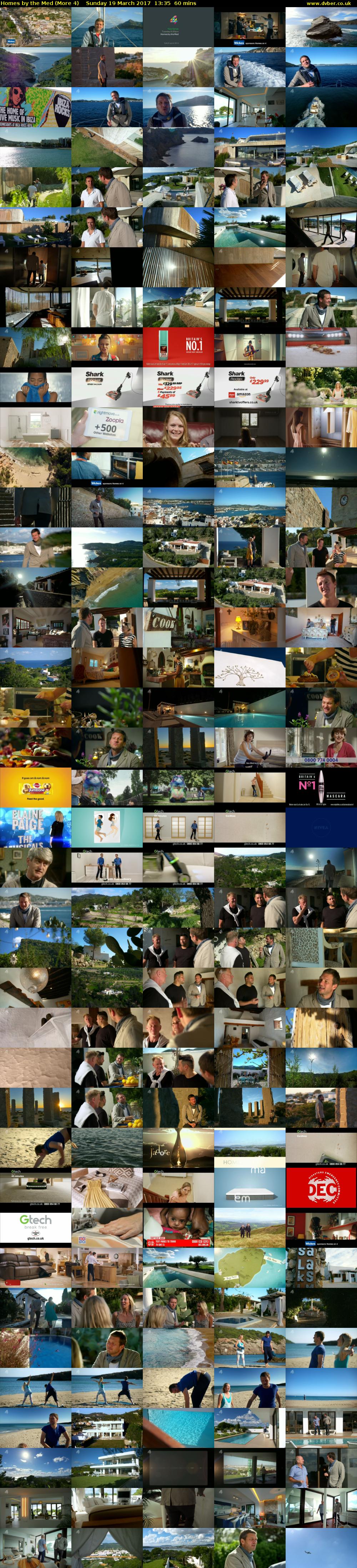 Homes by the Med (More 4) Sunday 19 March 2017 13:35 - 14:35