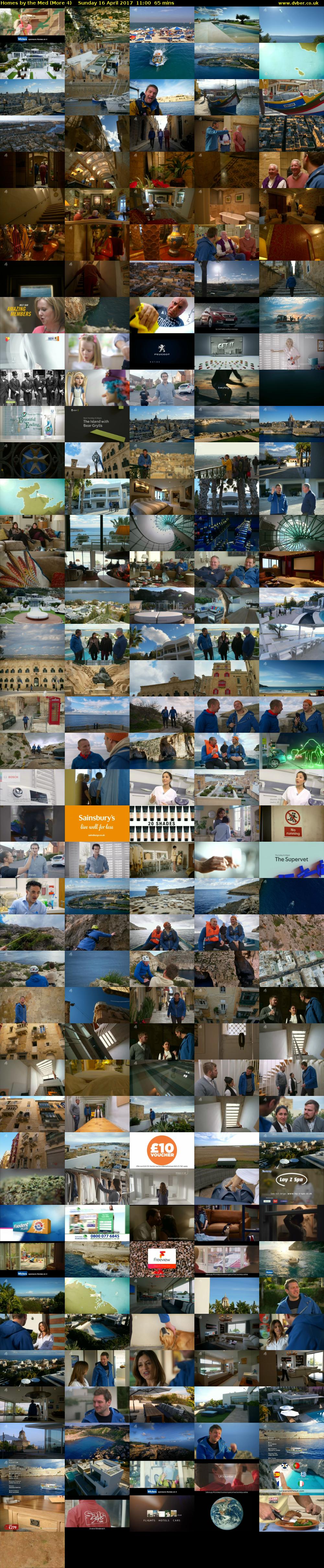 Homes by the Med (More 4) Sunday 16 April 2017 11:00 - 12:05