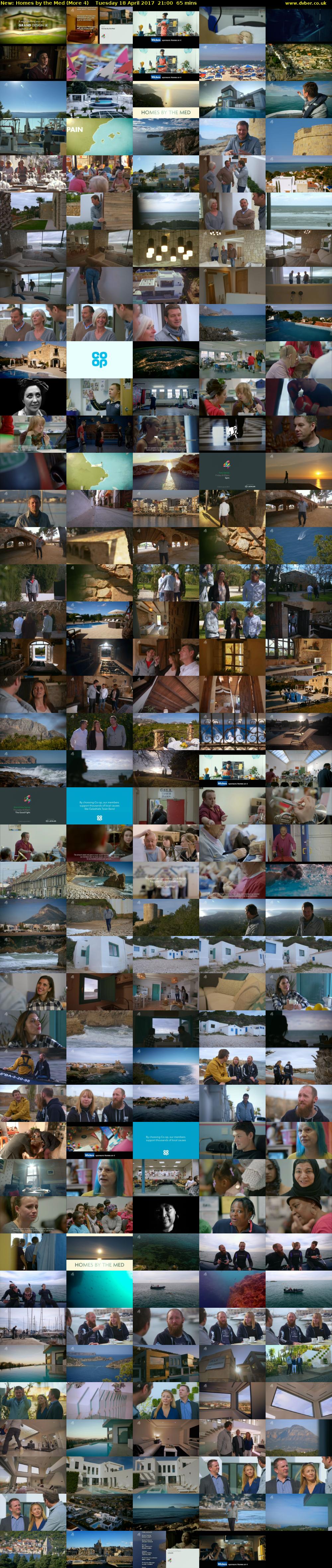 Homes by the Med (More 4) Tuesday 18 April 2017 21:00 - 22:05