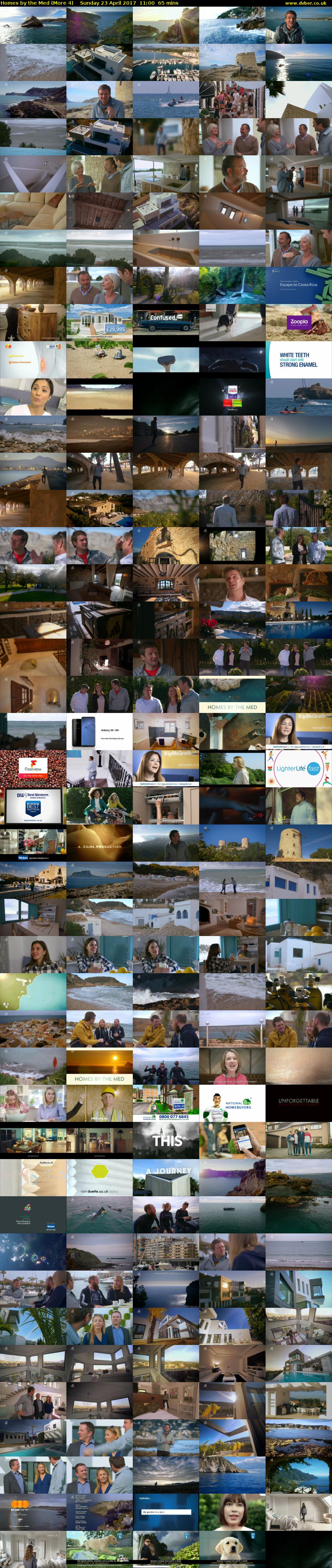 Homes by the Med (More 4) Sunday 23 April 2017 11:00 - 12:05