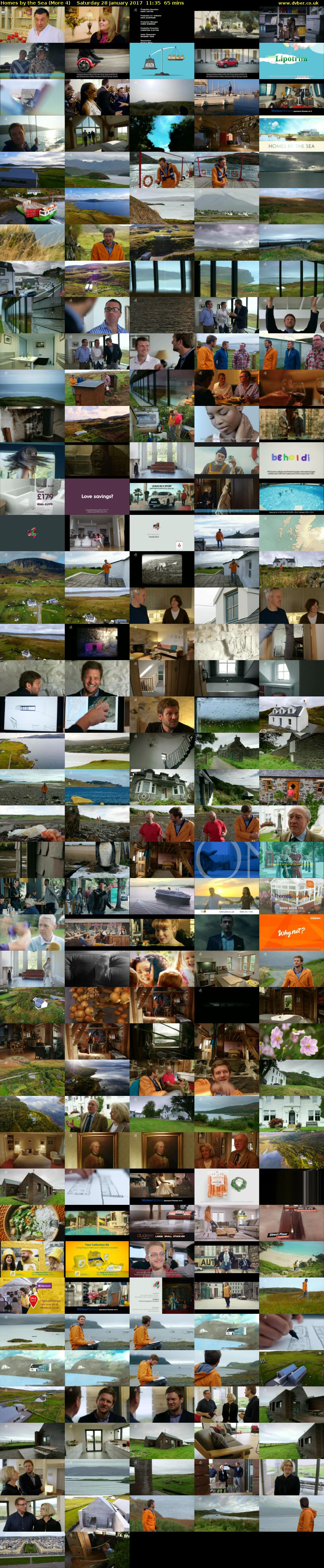 Homes by the Sea (More 4) Saturday 28 January 2017 11:35 - 12:40
