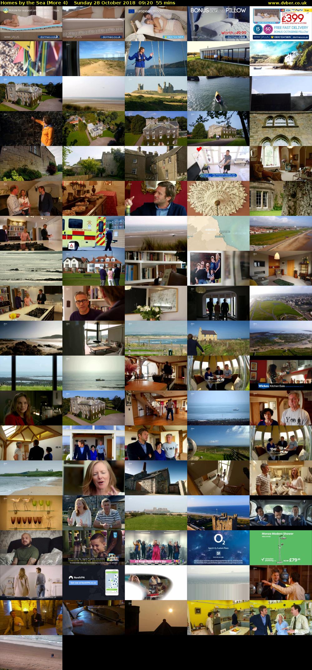 Homes by the Sea (More 4) Sunday 28 October 2018 09:20 - 10:15