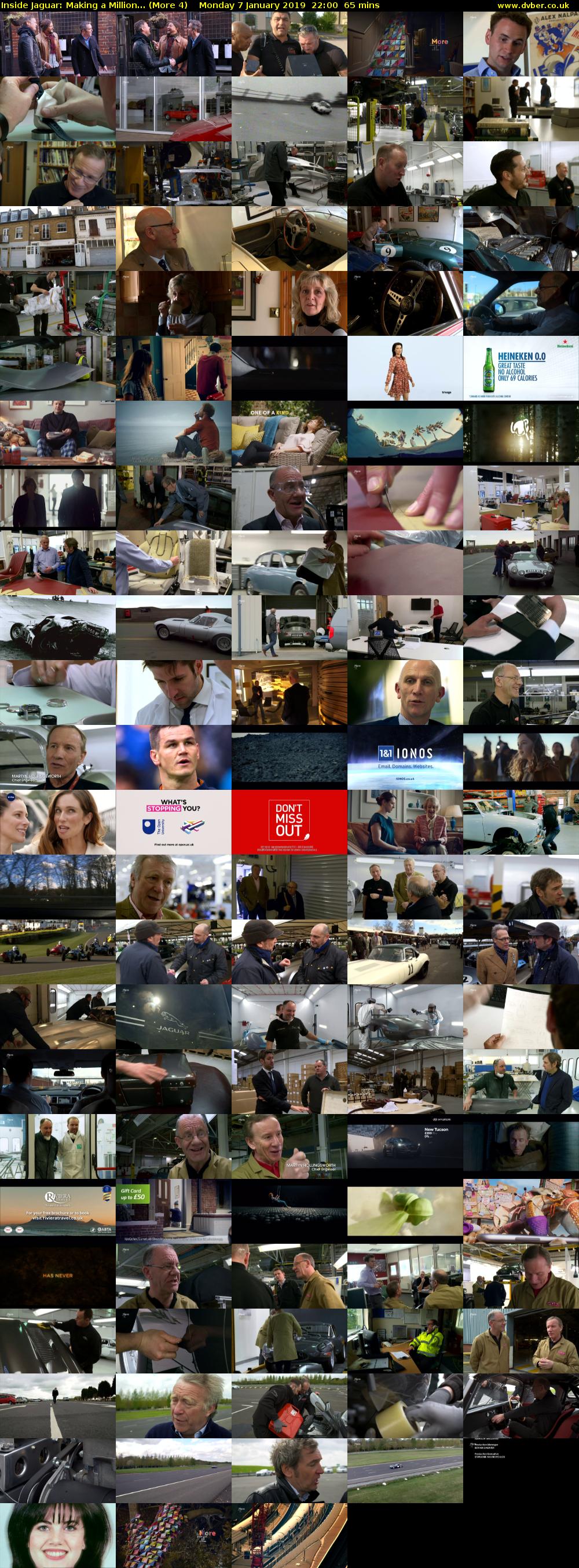 Inside Jaguar: Making a Million... (More 4) Monday 7 January 2019 22:00 - 23:05
