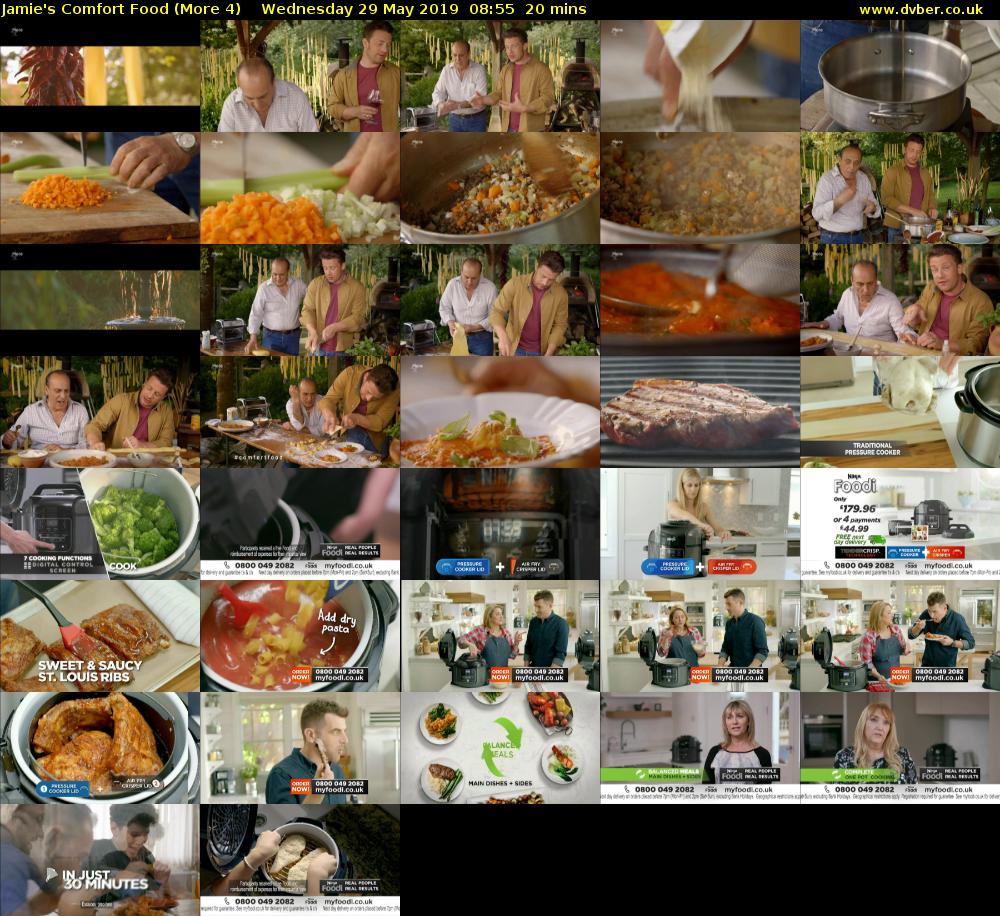 Jamie's Comfort Food (More 4) Wednesday 29 May 2019 08:55 - 09:15