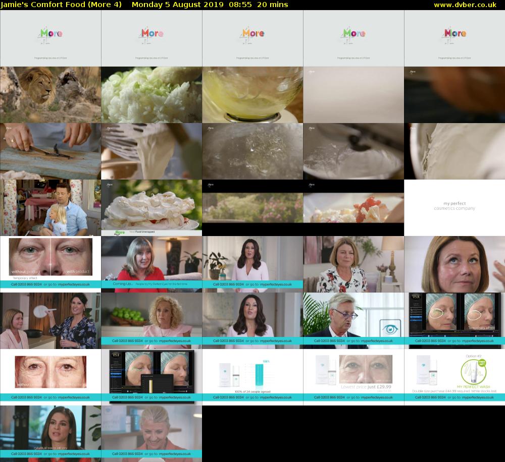 Jamie's Comfort Food (More 4) Monday 5 August 2019 08:55 - 09:15