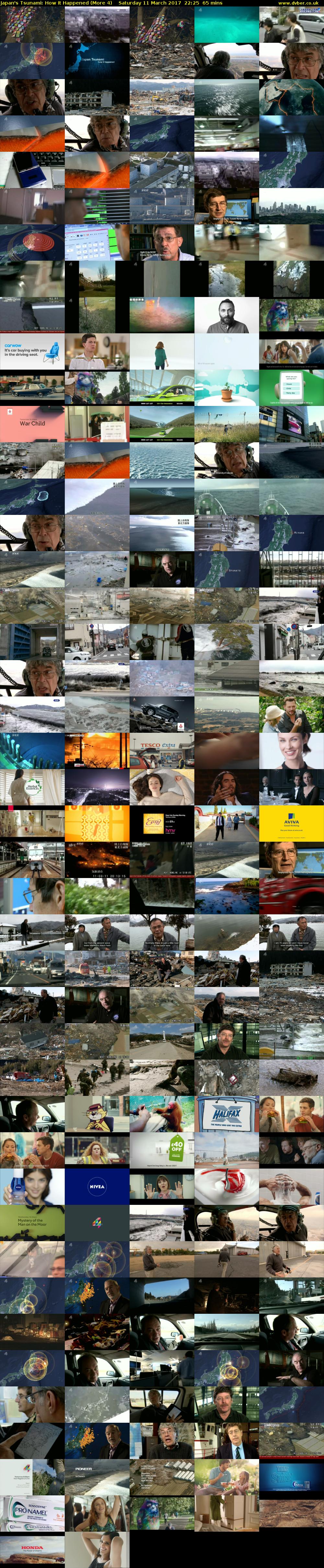 Japan's Tsunami: How It Happened (More 4) Saturday 11 March 2017 22:25 - 23:30