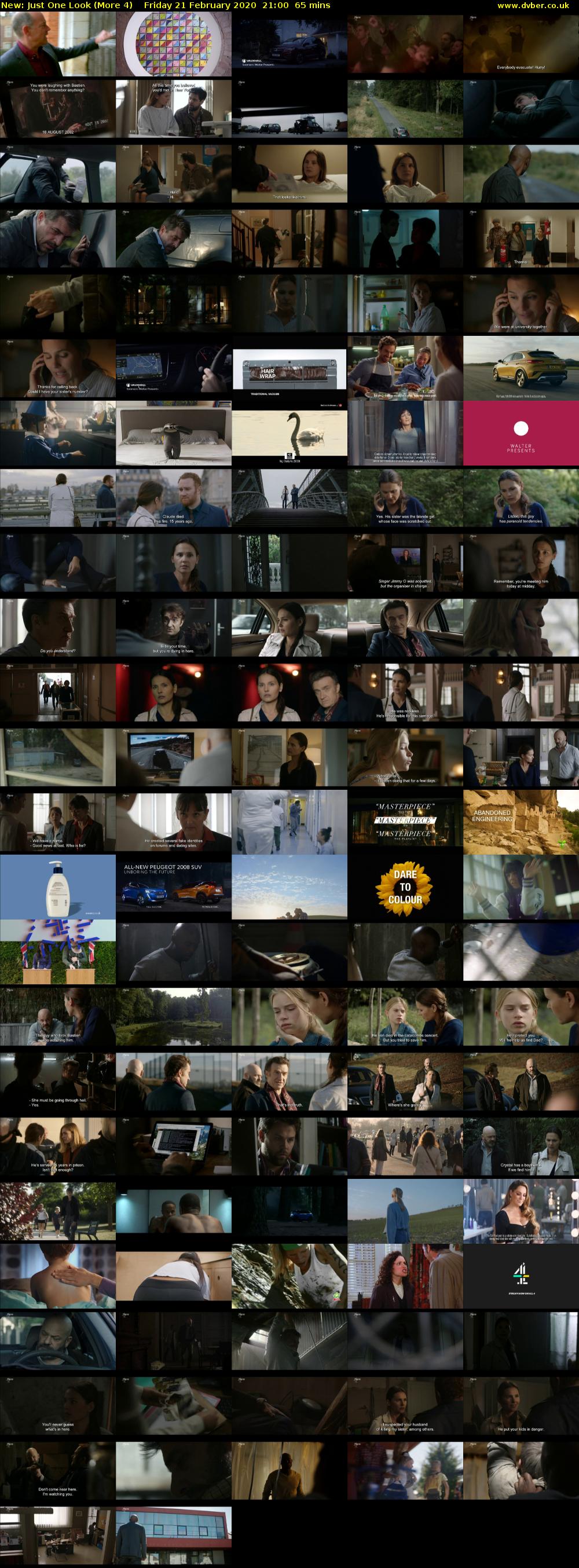 Just One Look (More 4) Friday 21 February 2020 21:00 - 22:05