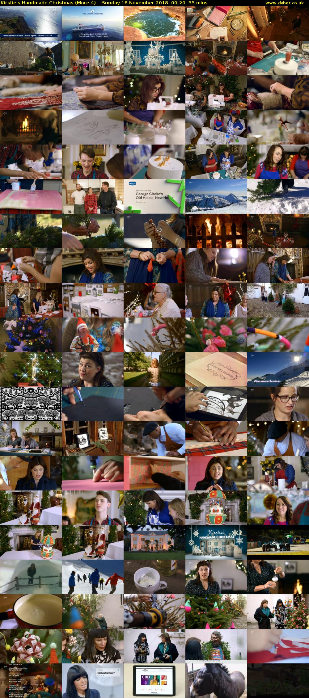 Kirstie's Handmade Christmas (More 4) Sunday 18 November 2018 09:20 - 10:15