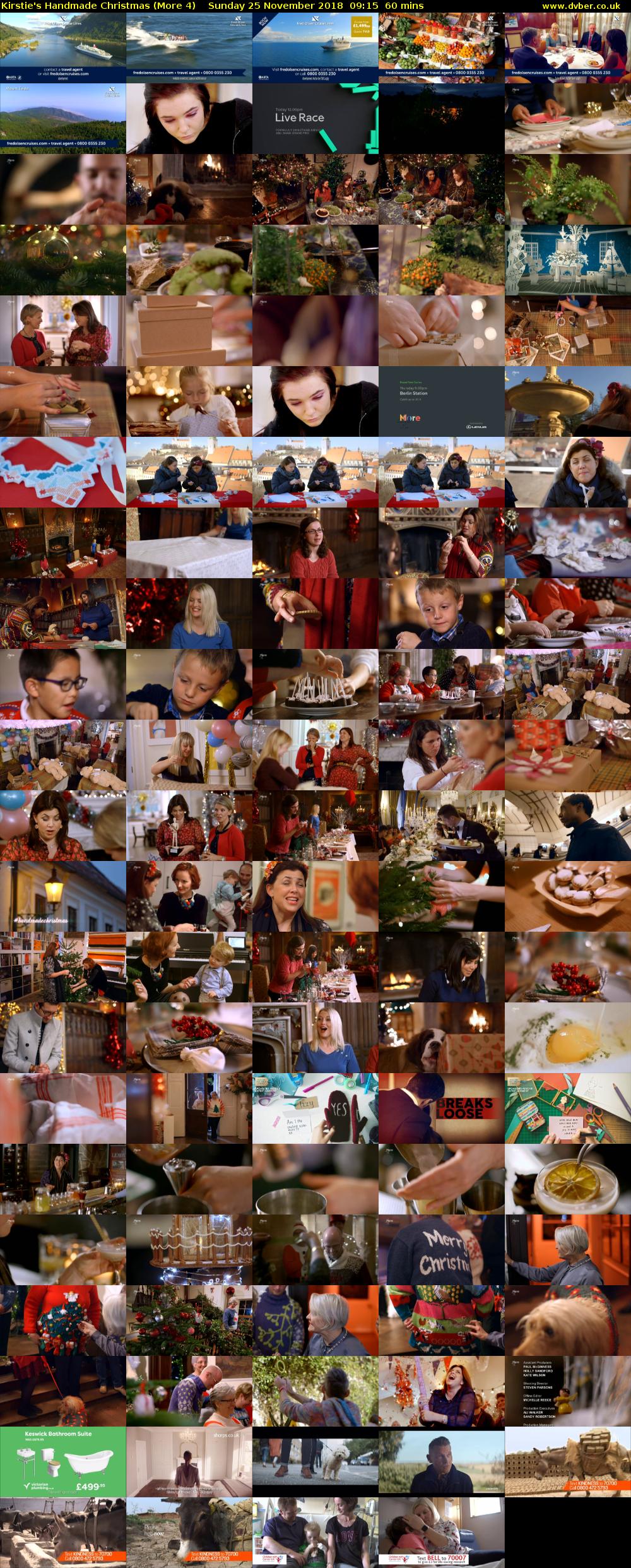 Kirstie's Handmade Christmas (More 4) Sunday 25 November 2018 09:15 - 10:15