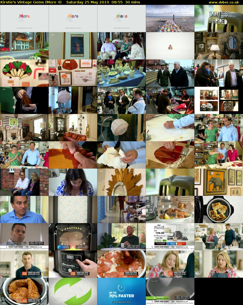 Kirstie's Vintage Gems (More 4) Saturday 25 May 2019 08:55 - 09:25