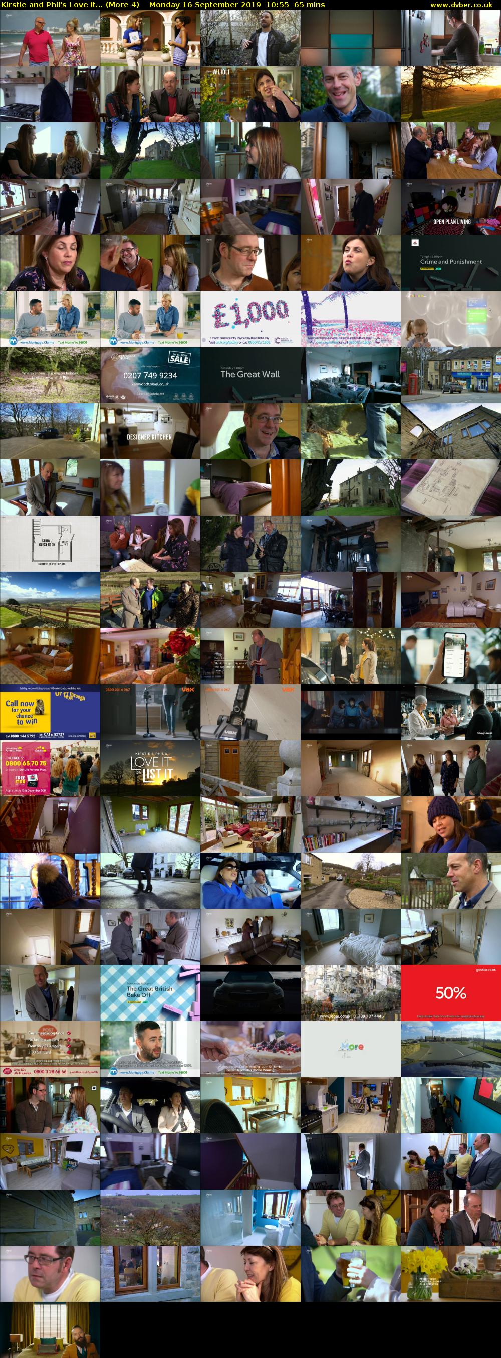 Kirstie and Phil's Love It... (More 4) Monday 16 September 2019 10:55 - 12:00