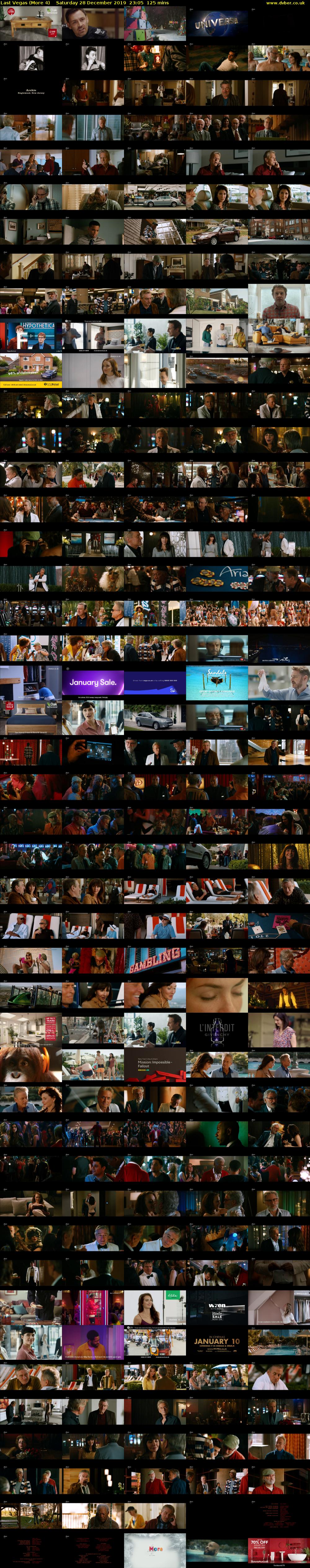 Last Vegas (More 4) Saturday 28 December 2019 23:05 - 01:10