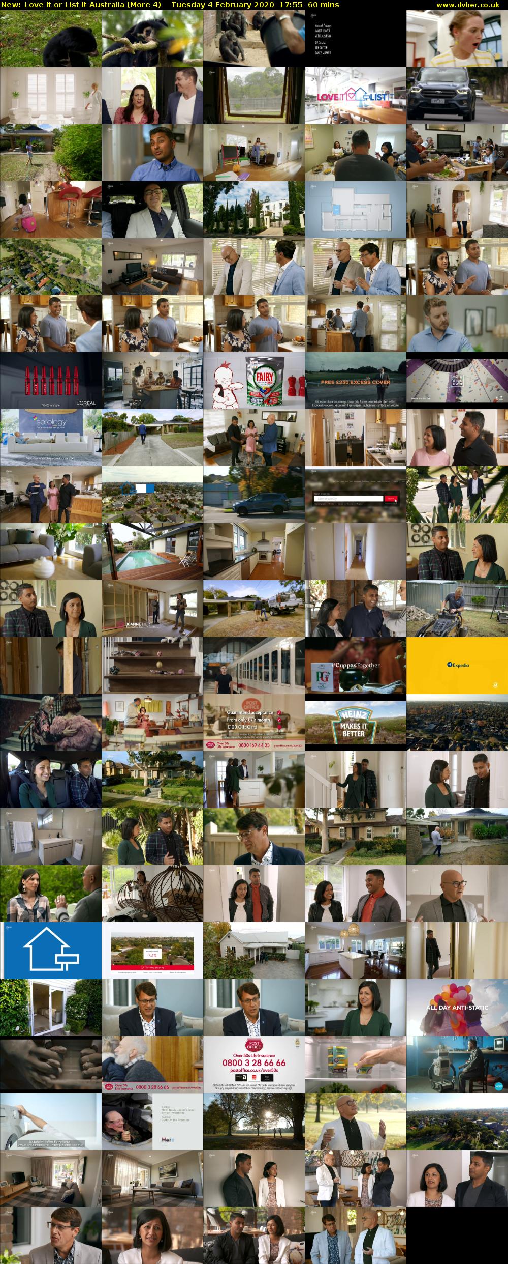 Love It or List It Australia (More 4) Tuesday 4 February 2020 17:55 - 18:55