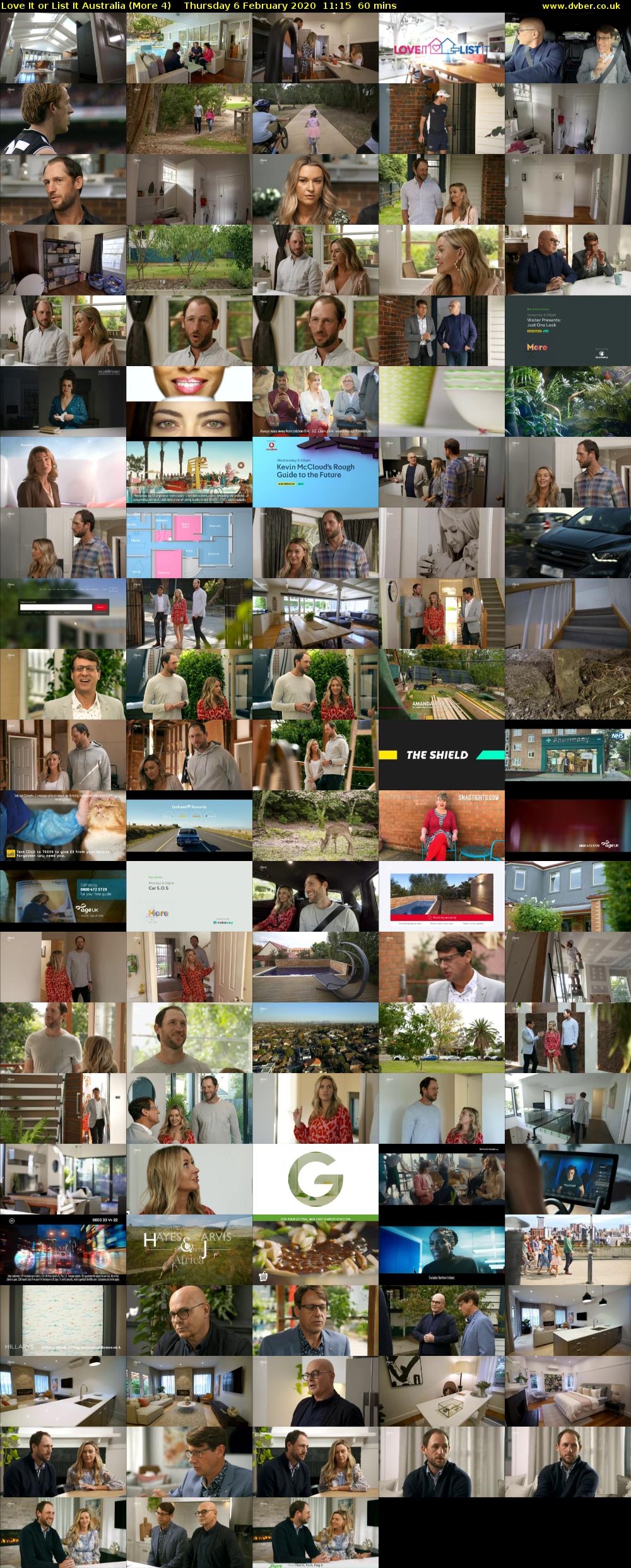 Love It or List It Australia (More 4) Thursday 6 February 2020 11:15 - 12:15