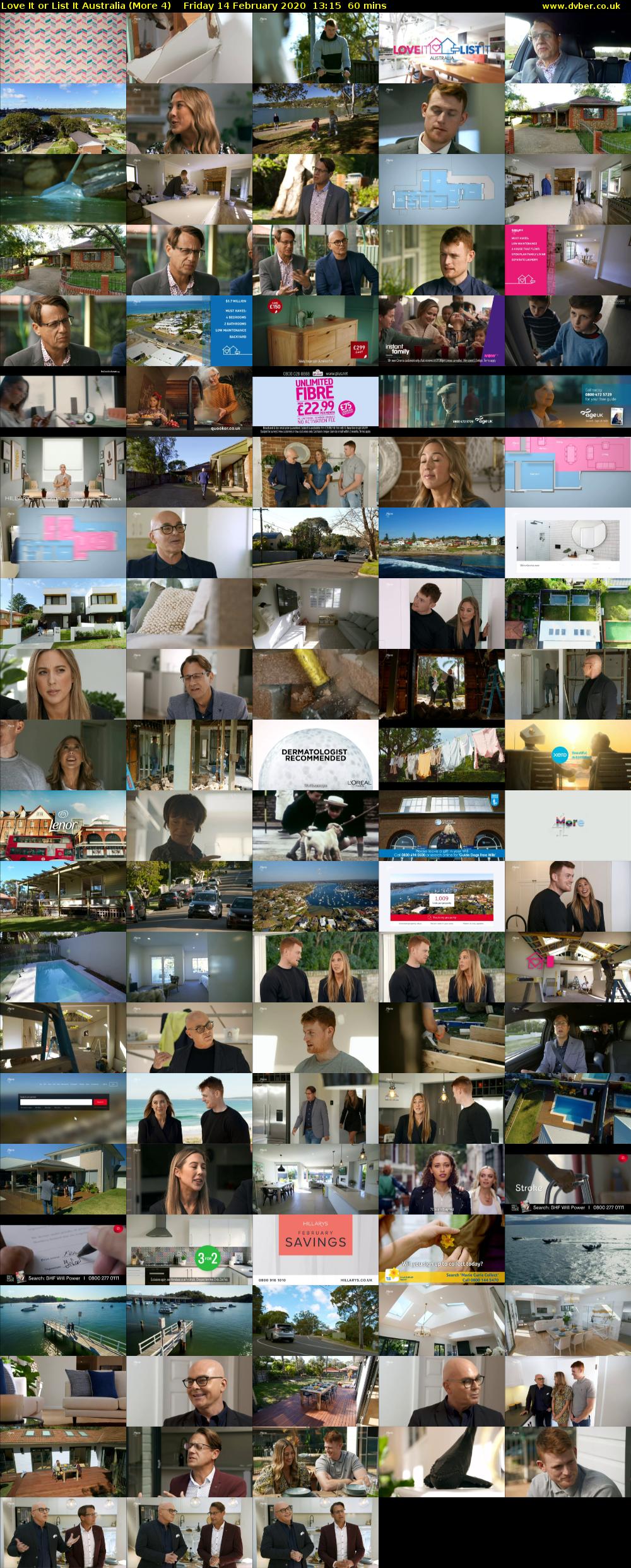 Love It or List It Australia (More 4) Friday 14 February 2020 13:15 - 14:15