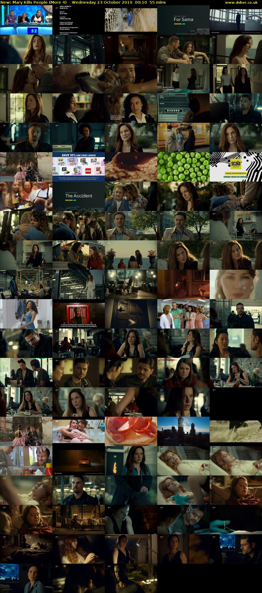 Mary Kills People (More 4) Wednesday 23 October 2019 00:10 - 01:05