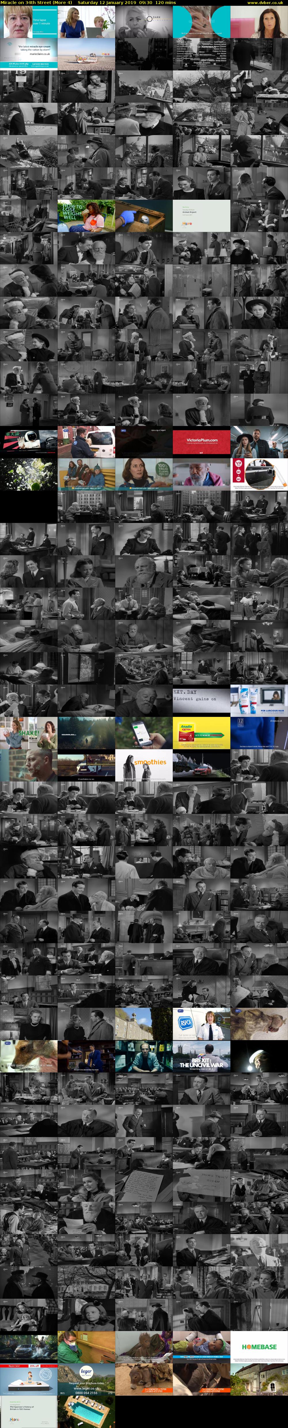 Miracle on 34th Street (More 4) Saturday 12 January 2019 09:30 - 11:30