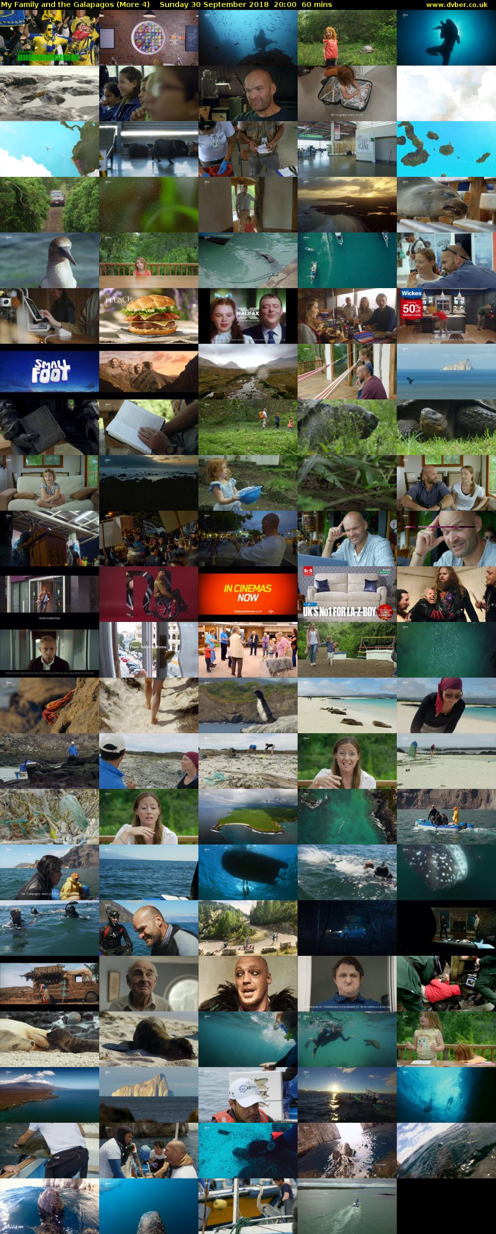 My Family and the Galapagos (More 4) Sunday 30 September 2018 20:00 - 21:00